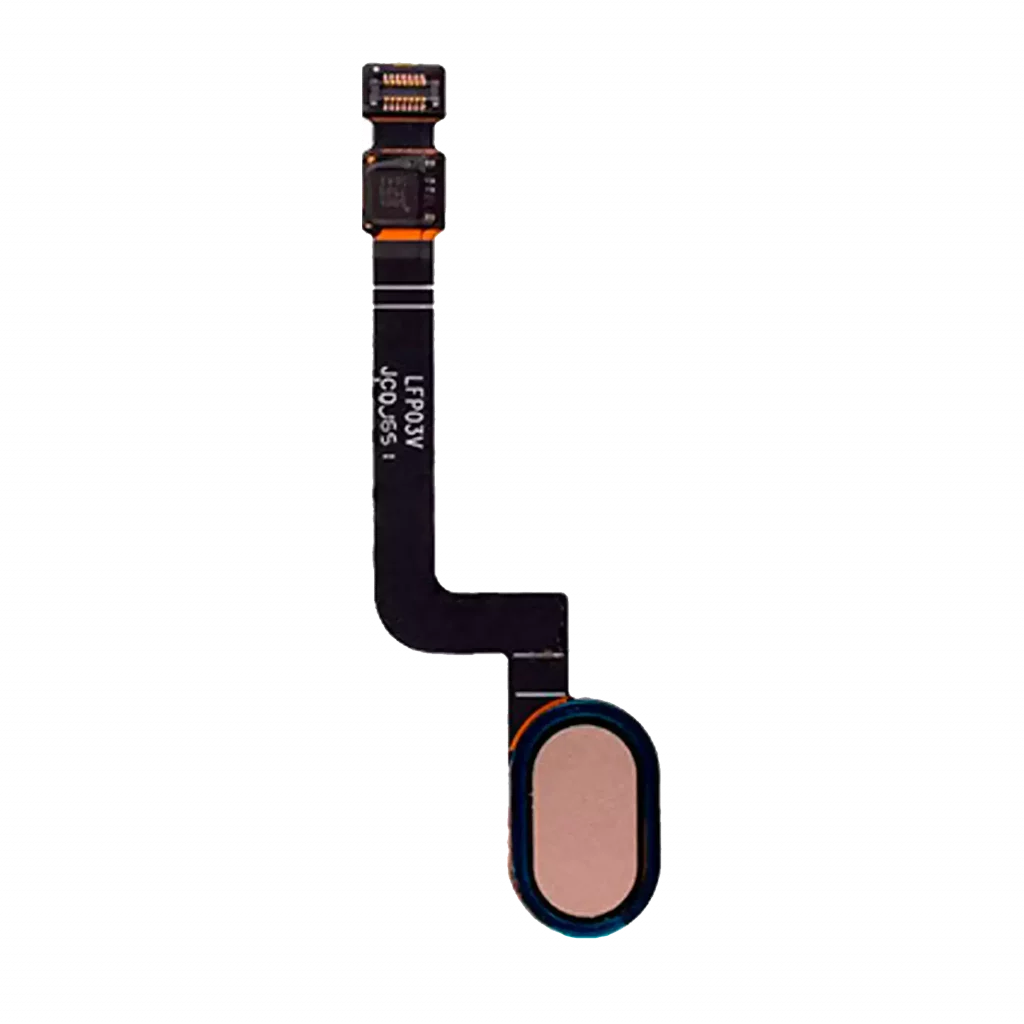 Fingerprint scanner With Flex Cable For Motorola Moto G5 Plus (XT1687 / 2017) (Genuine OEM) (Gold)