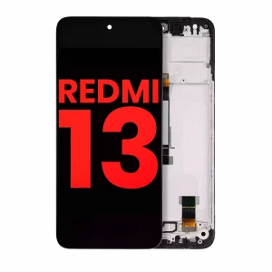 LCD Assembly With Frame For Xiaomi Redmi 13 4G / Redmi 13 5G / Note 13R (Aftermarket Plus) (All Colors)