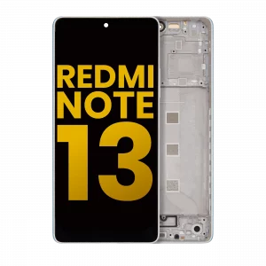 OLED Assembly With Frame For Xiaomi Redmi Note 13 5G (Refurbished) (White)