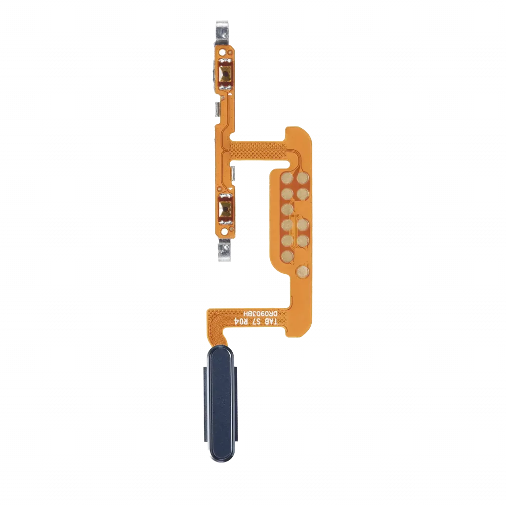 Power & Fingerprint Reader With Flex Cable For Samsung Galaxy Tab S7 11" (T870 / T875 / T876) (2020) (Mystic Black)