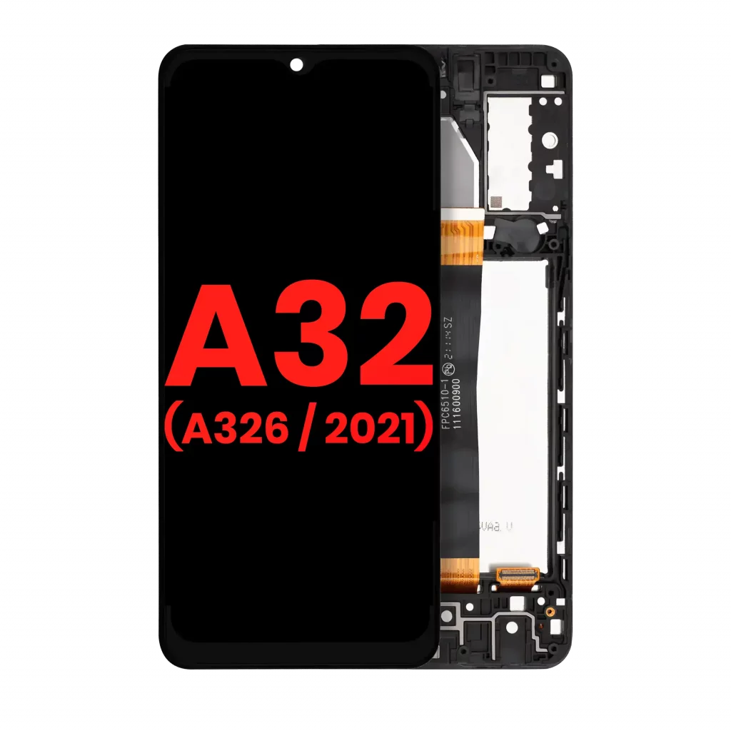 LCD Assembly With Frame For Samsung Galaxy A32 5G (A326 / 2021) (All Models) (Aftermarket Plus) (Awesome Black)