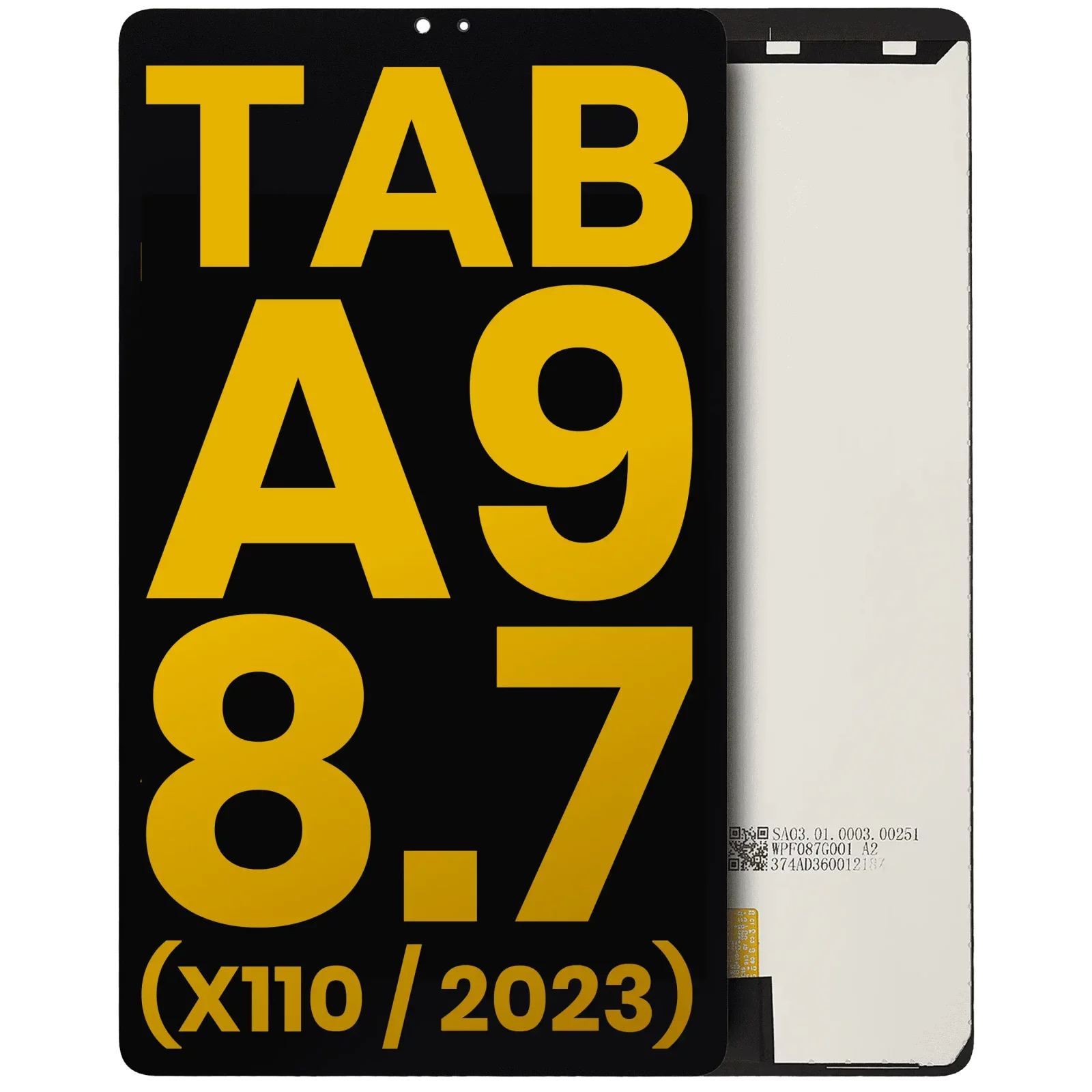 LCD Assembly Without Frame For Samsung Galaxy Tab A9 (X110) (2023) (WiFi Only) (Refurbished) (Black)