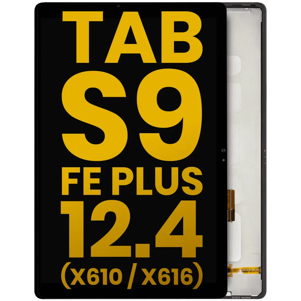 LCD Assembly Without Frame For Samsung Galaxy Tab S9 FE Plus 12.4" (X610 / X616) (2023) (Refurbished) (Black)