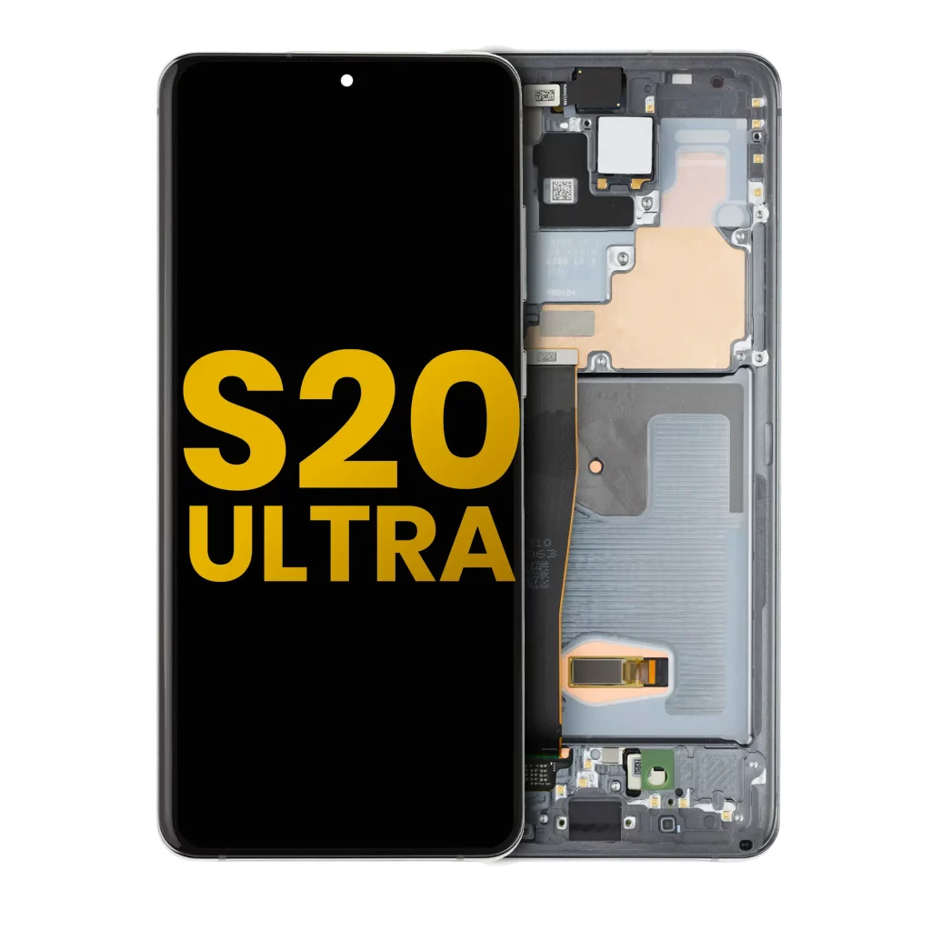 OLED Assembly With Frame For Samsung Galaxy S20 Ultra 5G (Refurbished) (Cosmic Gray)