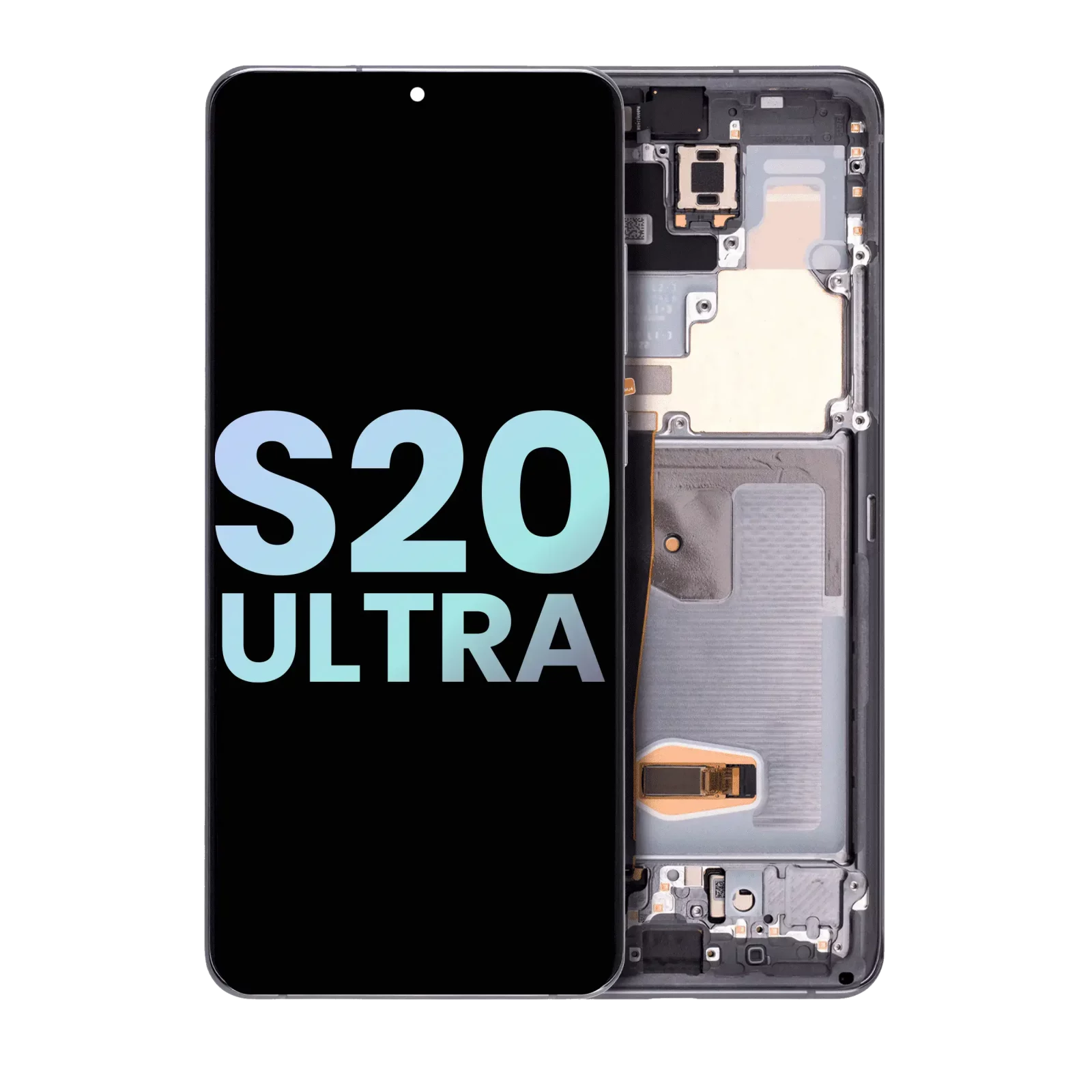 OLED Assembly With Frame For Samsung Galaxy S20 Ultra 5G (Service Pack) (Cosmic Gray)