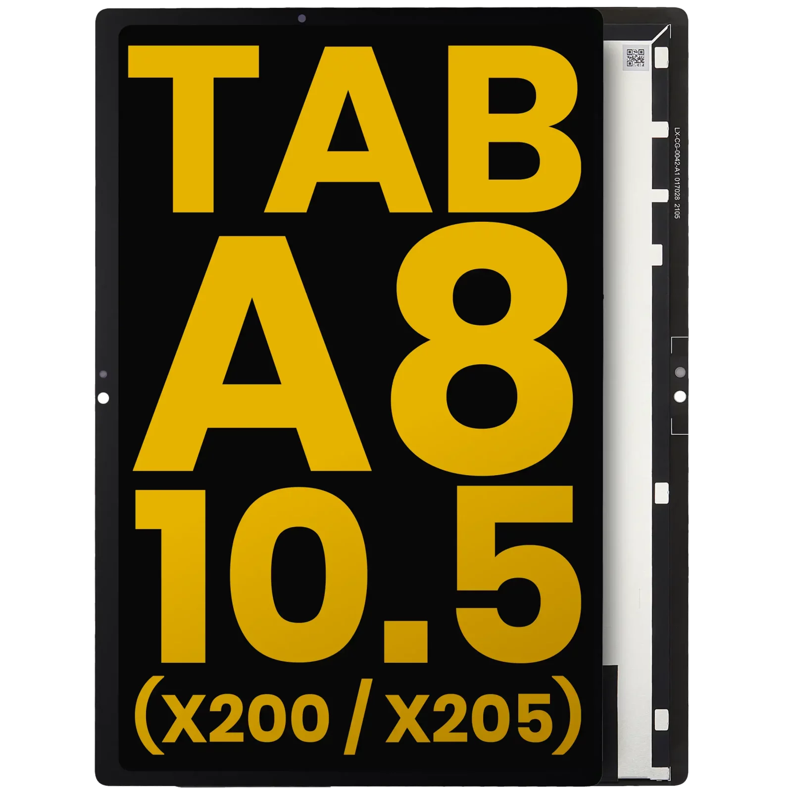 LCD Assembly Without Frame For Samsung Galaxy Tab A8 10.5" (2021) (X200 / X205) (Refurbished) (Black)