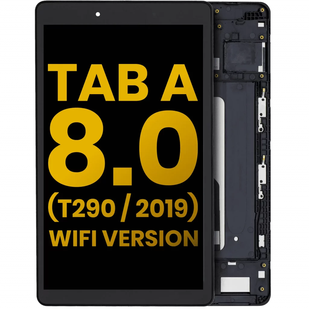 LCD Assembly With Frame For Samsung Galaxy Tab A 8.0" (T290) (2019) (WiFi Version) (Refurbished) (Black)