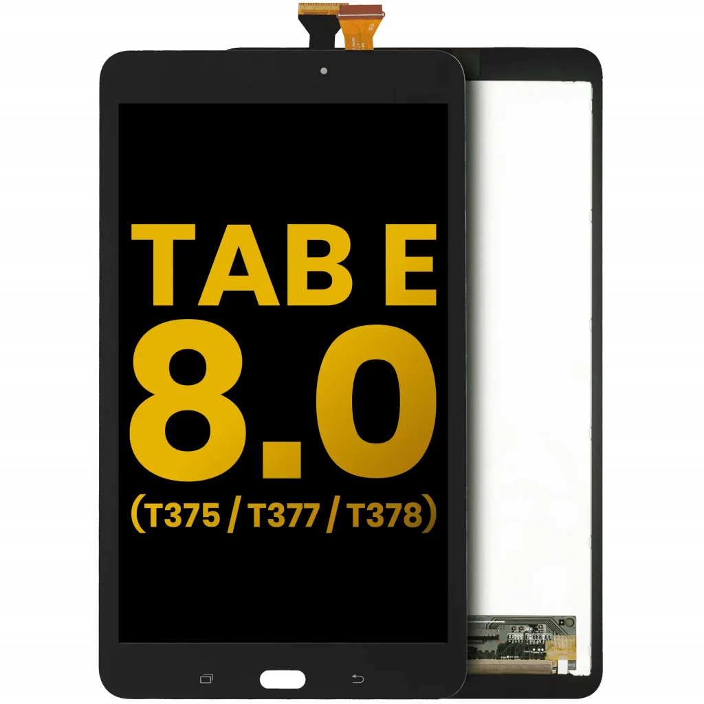 LCD Assembly Without Frame For Samsung Galaxy Tab E 8.0" (T375 / T377 / T378) (2016) (Refurbished) (Black)