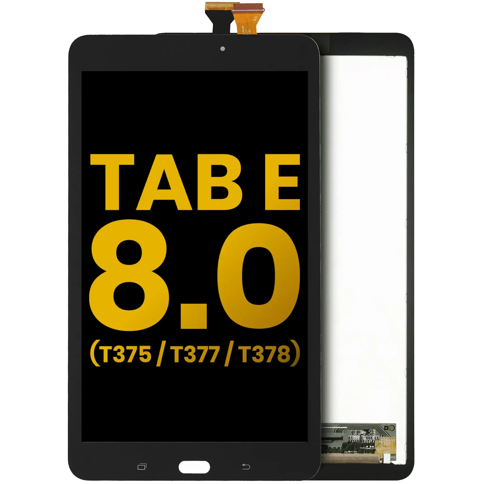 LCD Assembly Without Frame For Samsung Galaxy Tab E 8.0" (T375 / T377 / T378) (2016) (Refurbished) (Black)