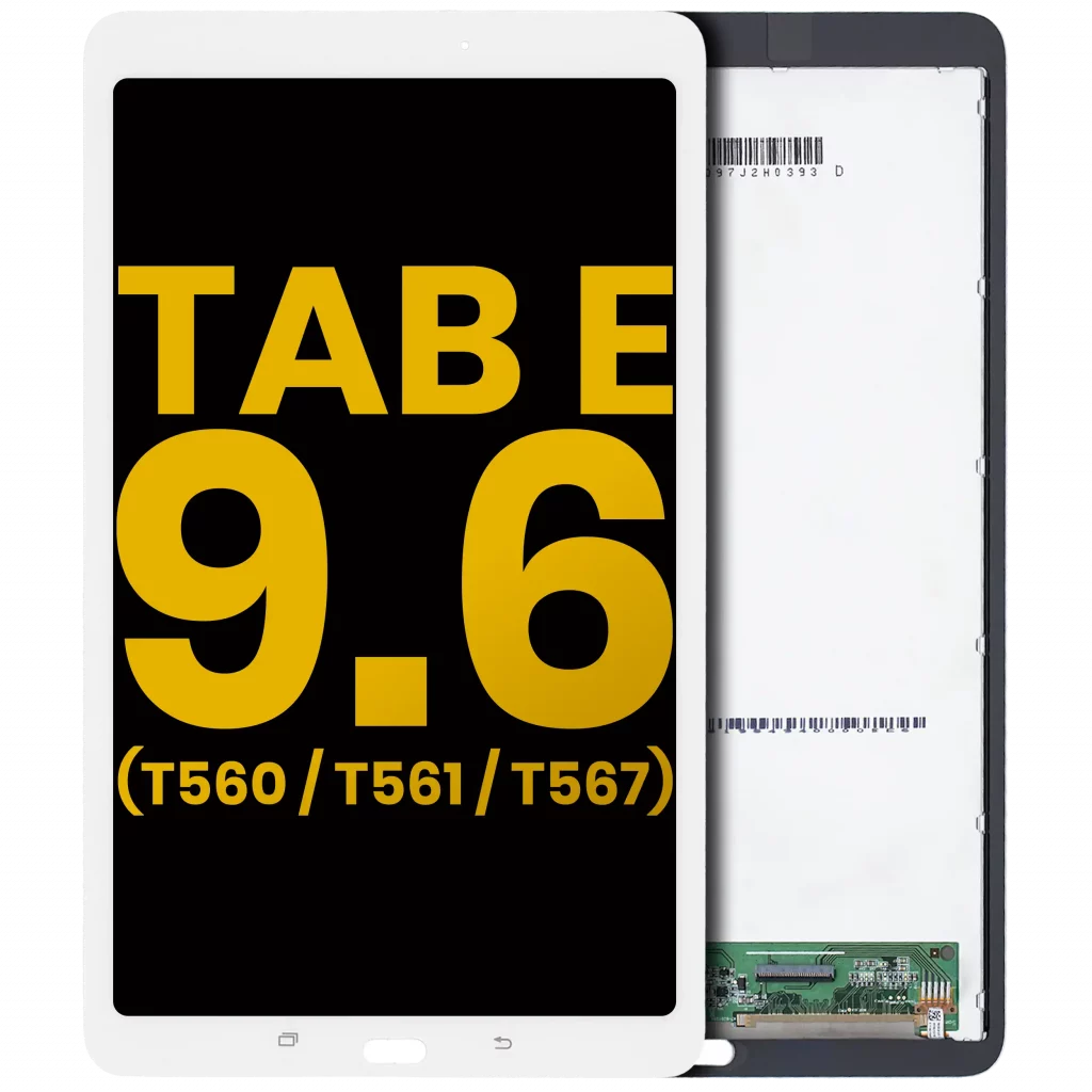 LCD Assembly Without Frame For Samsung Galaxy Tab E 9.6" (T560 / T561 / T567) (2015) (Refurbished) (White)