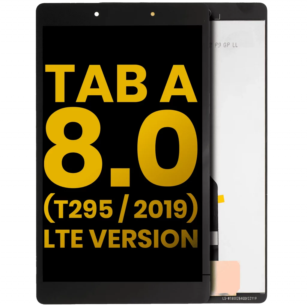 LCD Assembly Without Frame For Samsung Galaxy Tab A 8.0" (T295) (2019) (LTE Version) (Refurbished) (Black)