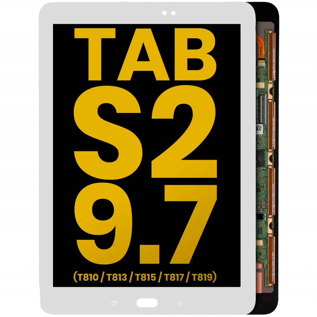 OLED Assembly Without Frame For Samsung Galaxy Tab S2 9.7" (T810 / T813 / T815 / T817 / T819) (2015) (Refurbished) (White)