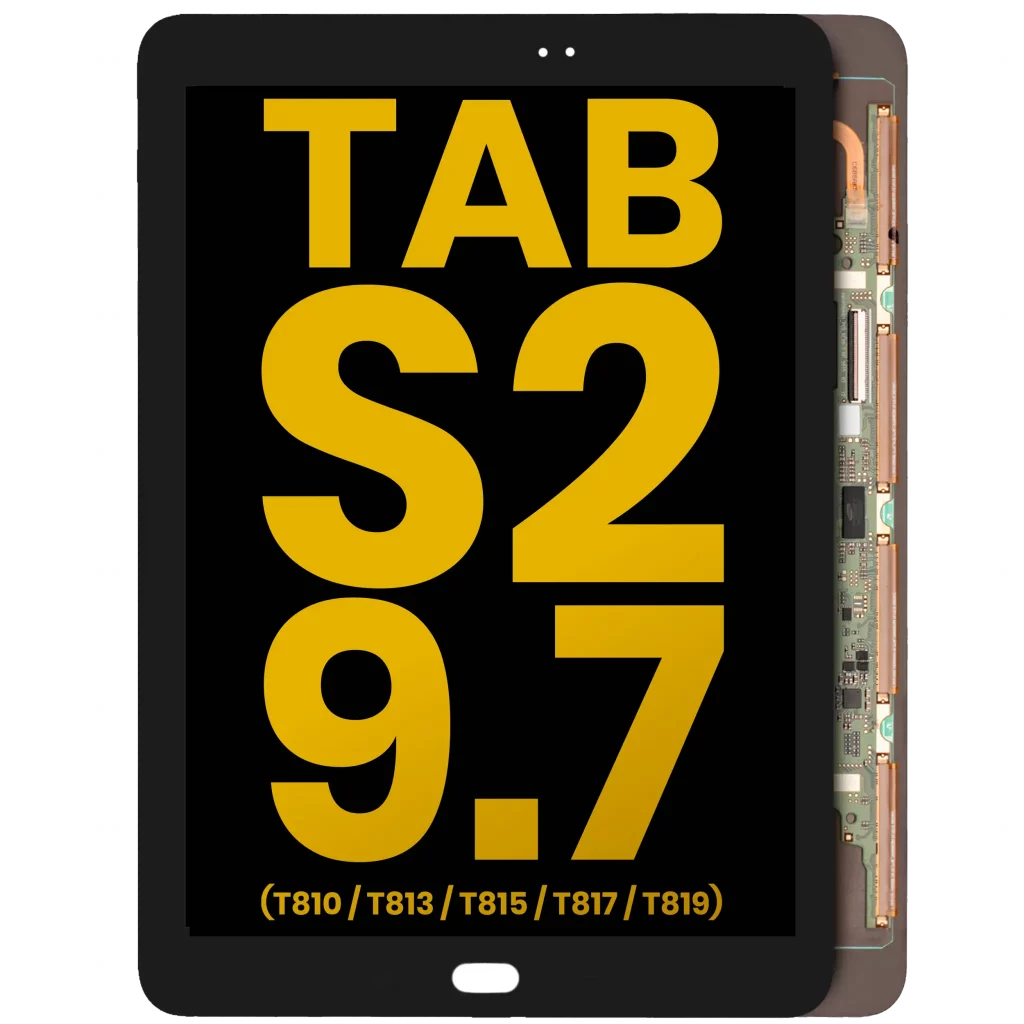 OLED Assembly Without Frame For Samsung Galaxy Tab S2 9.7" (T810 / T813 / T815 / T817 / T819) (2015) (Refurbished) (Black)
