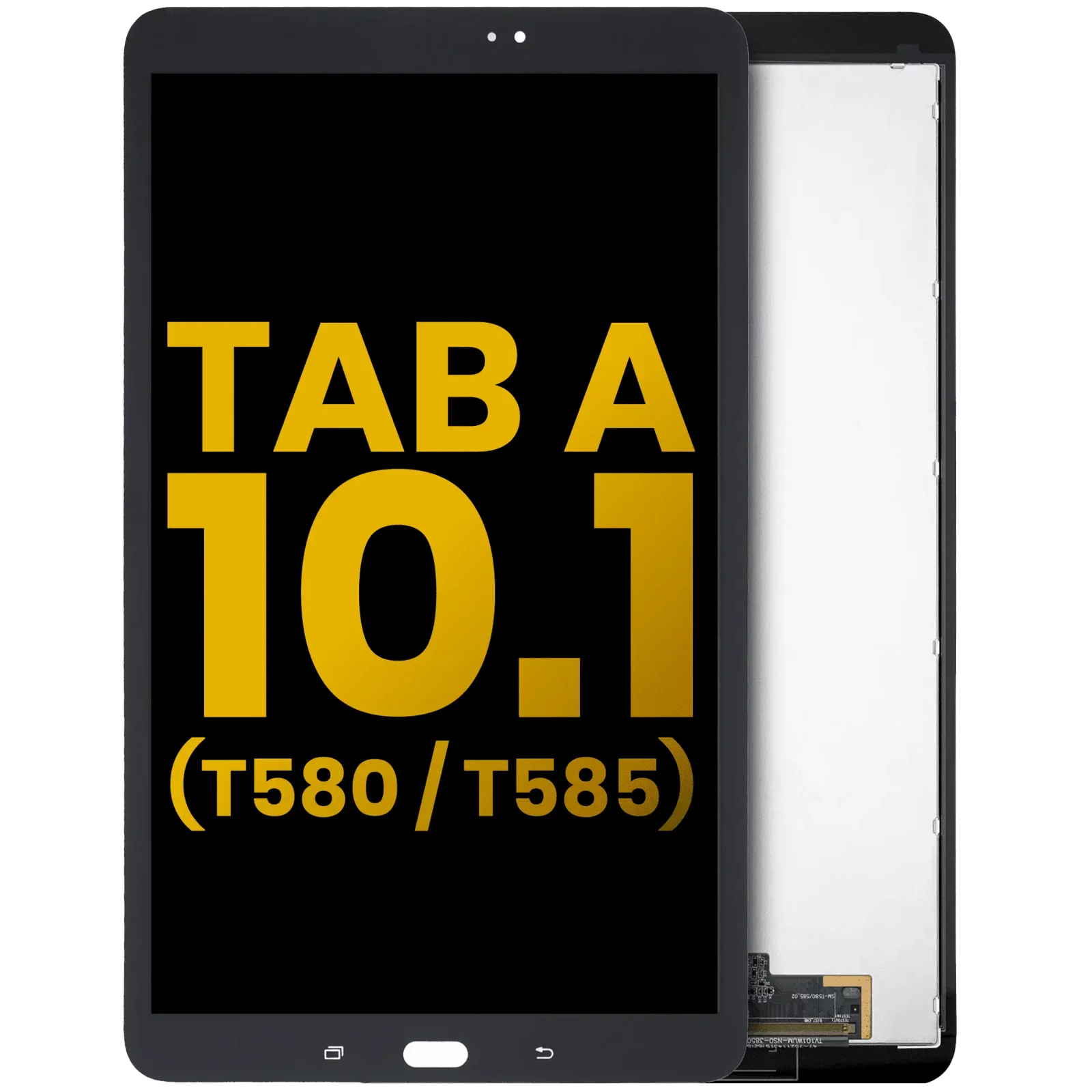 LCD Assembly Without Frame For Samsung Tab A (10.1" / 2016) (T580 / T585) (Refurbished) (Black)