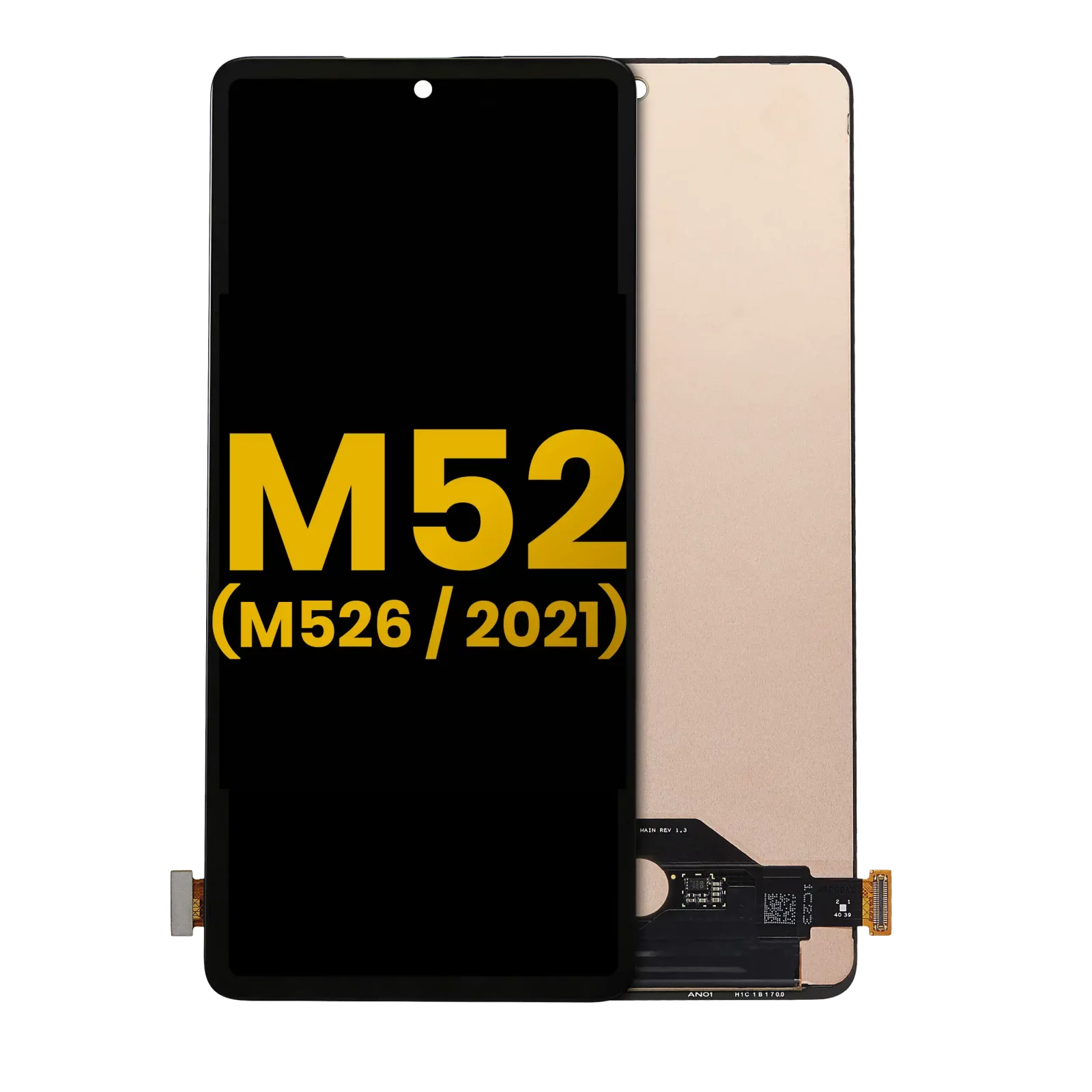 OLED Assembly Without Frame For Samsung Galaxy M52 5G (M526 / 2021) (Refurbished) (All Colors)