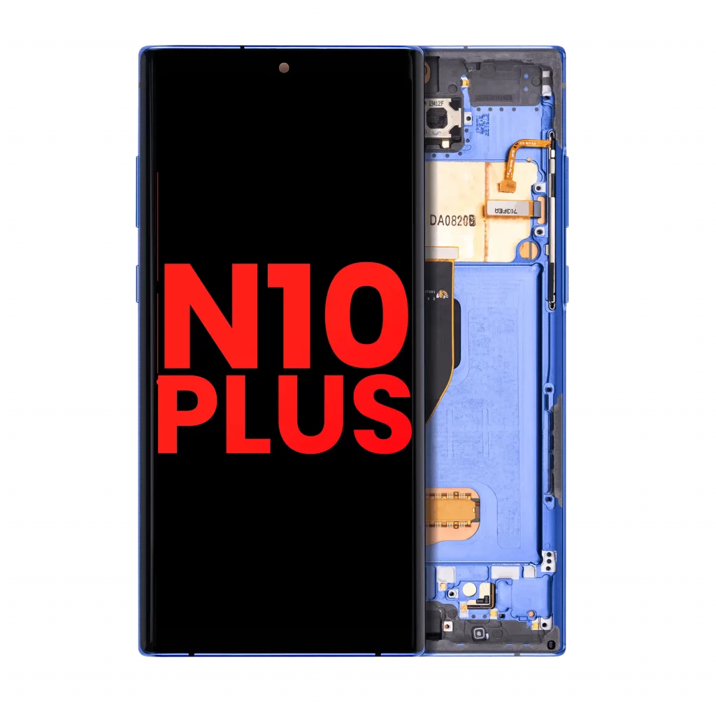 OLED Assembly With Frame For Samsung Galaxy Note 10 Plus / 5G (Aftermarket Plus) (Blue)