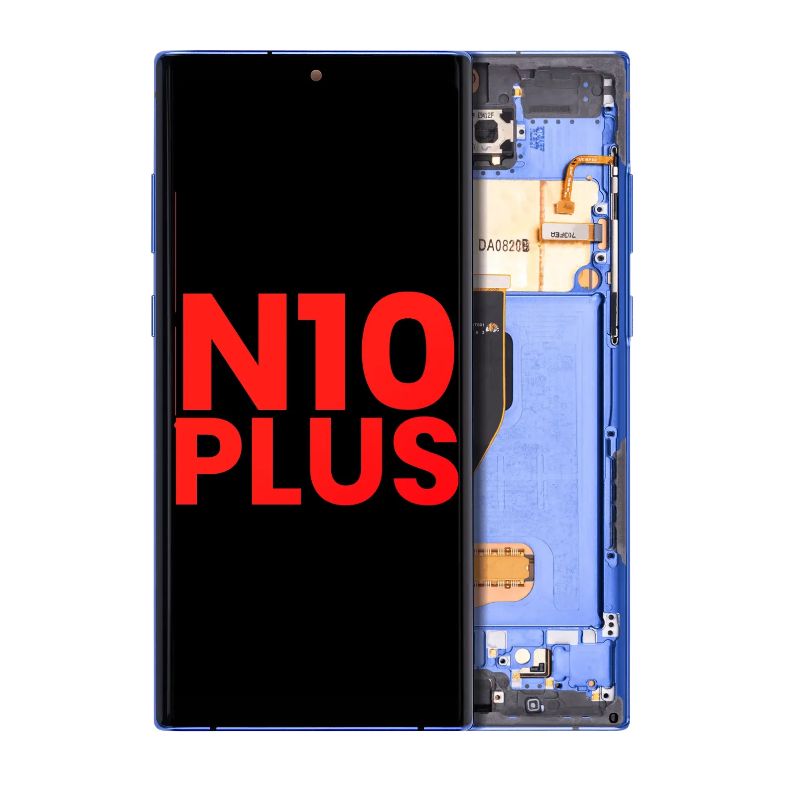 OLED Assembly With Frame For Samsung Galaxy Note 10 Plus / 5G (Aftermarket Plus) (Blue)