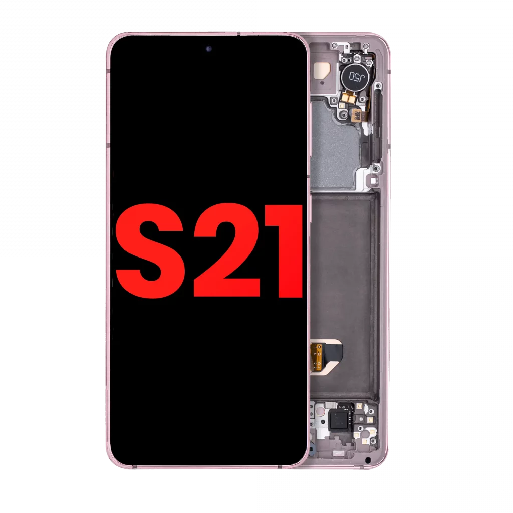 OLED Assembly With Frame For Samsung Galaxy S21 5G (Aftermarket Plus) (Phantom Violet)