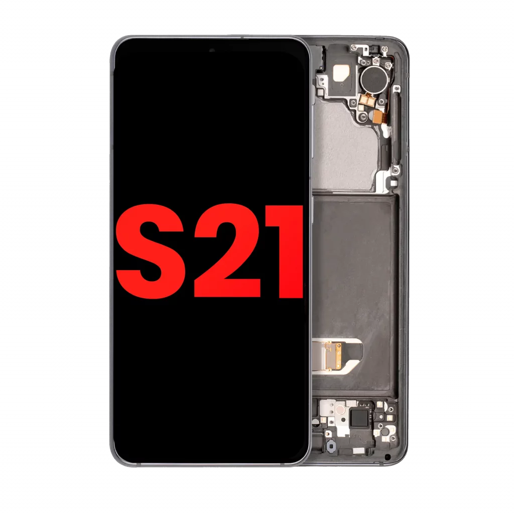 OLED Assembly With Frame For Samsung Galaxy S21 5G (Aftermarket Plus) (Phantom Gray)