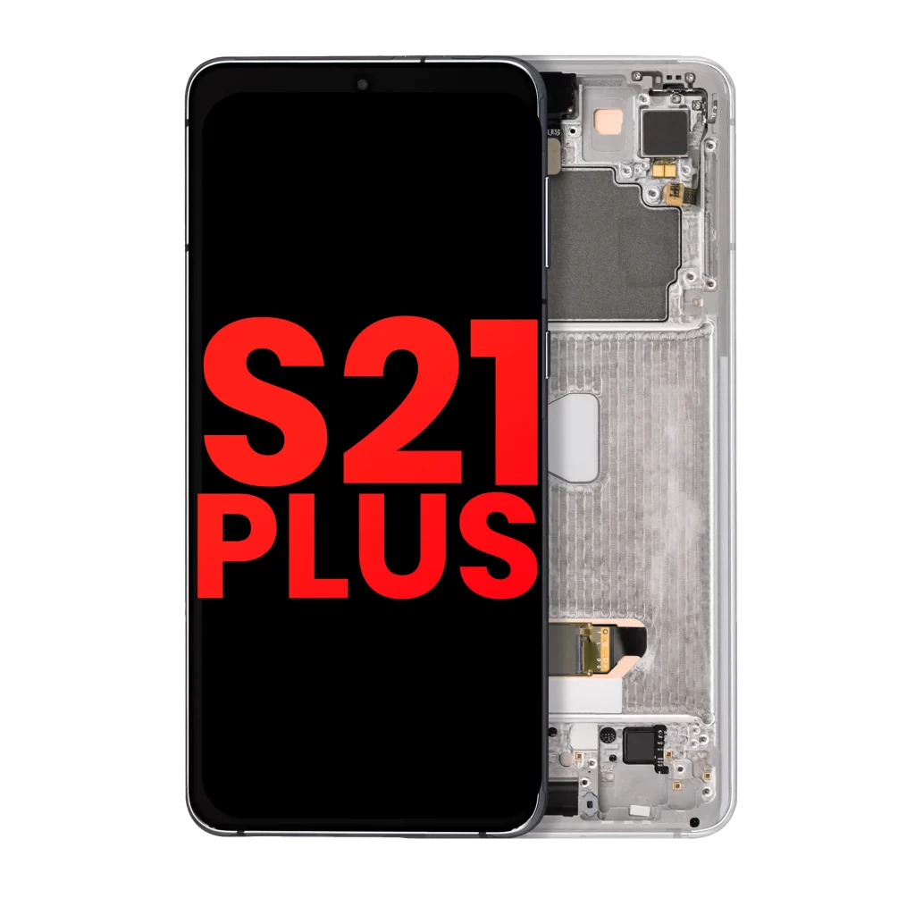 OLED Assembly With Frame For Samsung Galaxy S21 Plus 5G (Aftermarket Plus) (Phantom Silver)