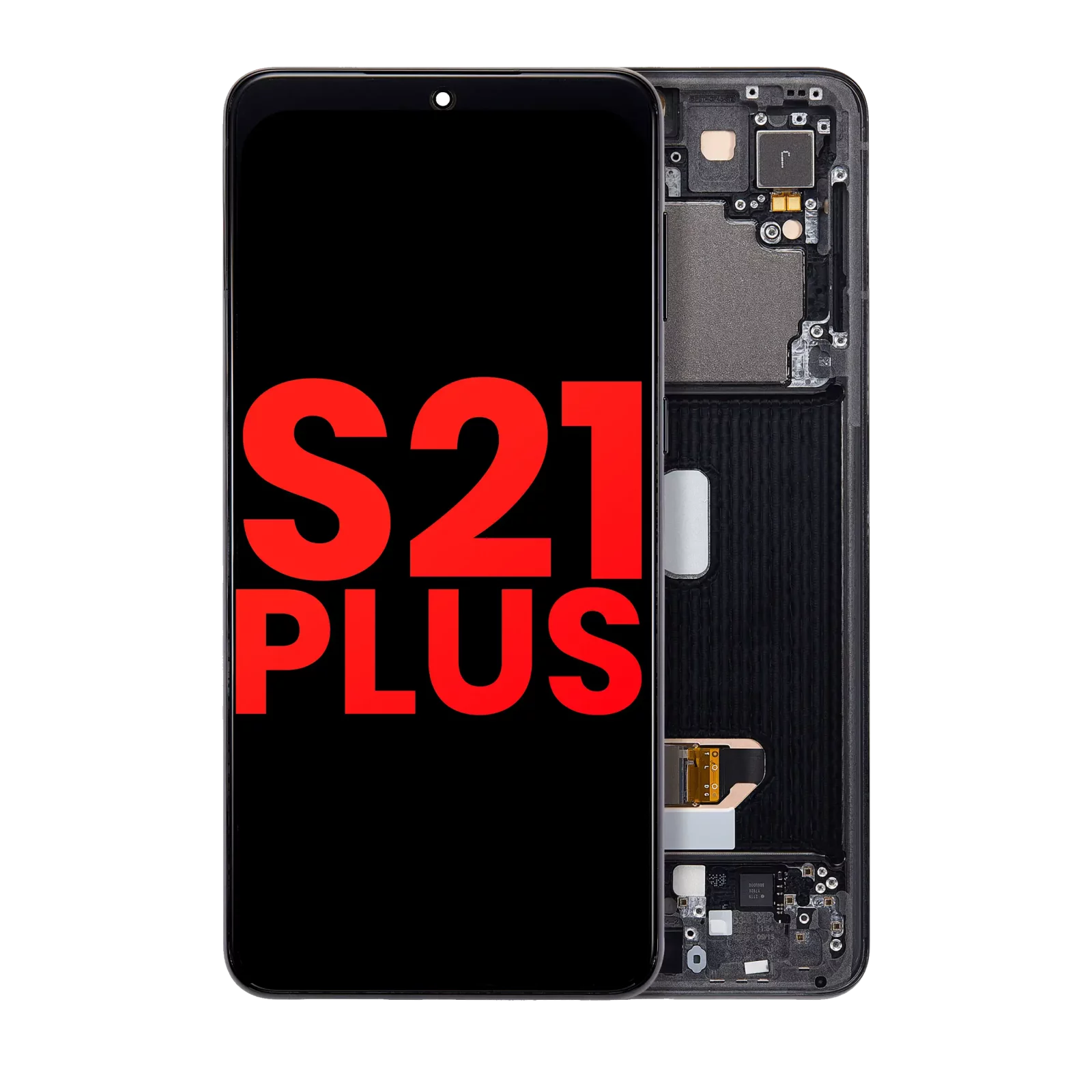 OLED Assembly With Frame For Samsung Galaxy S21 Plus 5G (Aftermarket Plus) (Phantom Black)