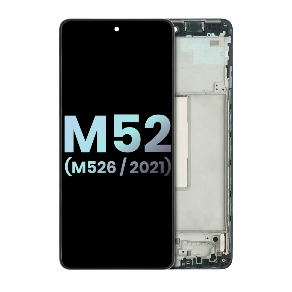 OLED Assembly With Frame For Samsung Galaxy M52 5G (M526 / 2021) (Service Pack) (All Colors)