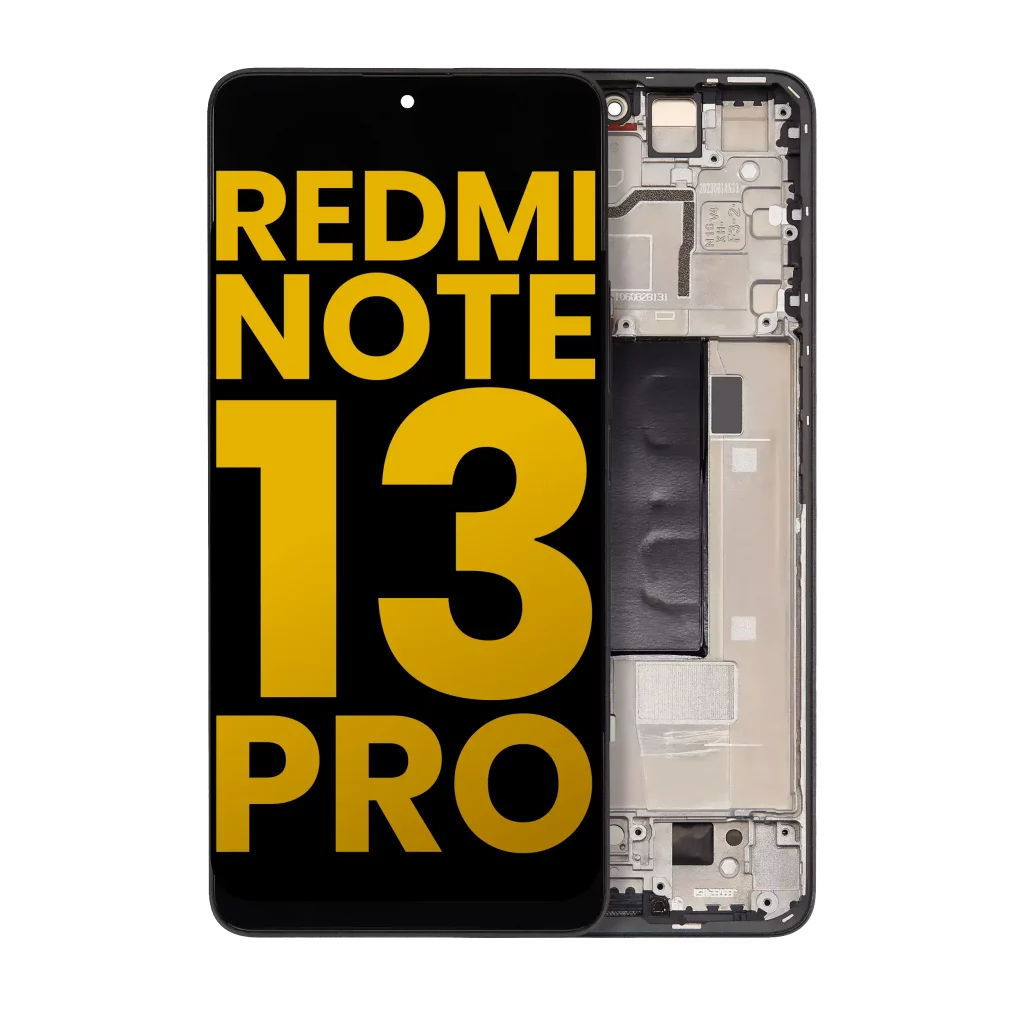 OLED Assembly With Frame For Xiaomi Redmi Note 13 Pro 5G (Refurbished) (Black)