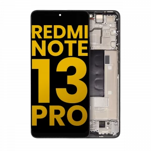 OLED Assembly With Frame For Xiaomi Redmi Note 13 Pro 5G (Refurbished) (Black)