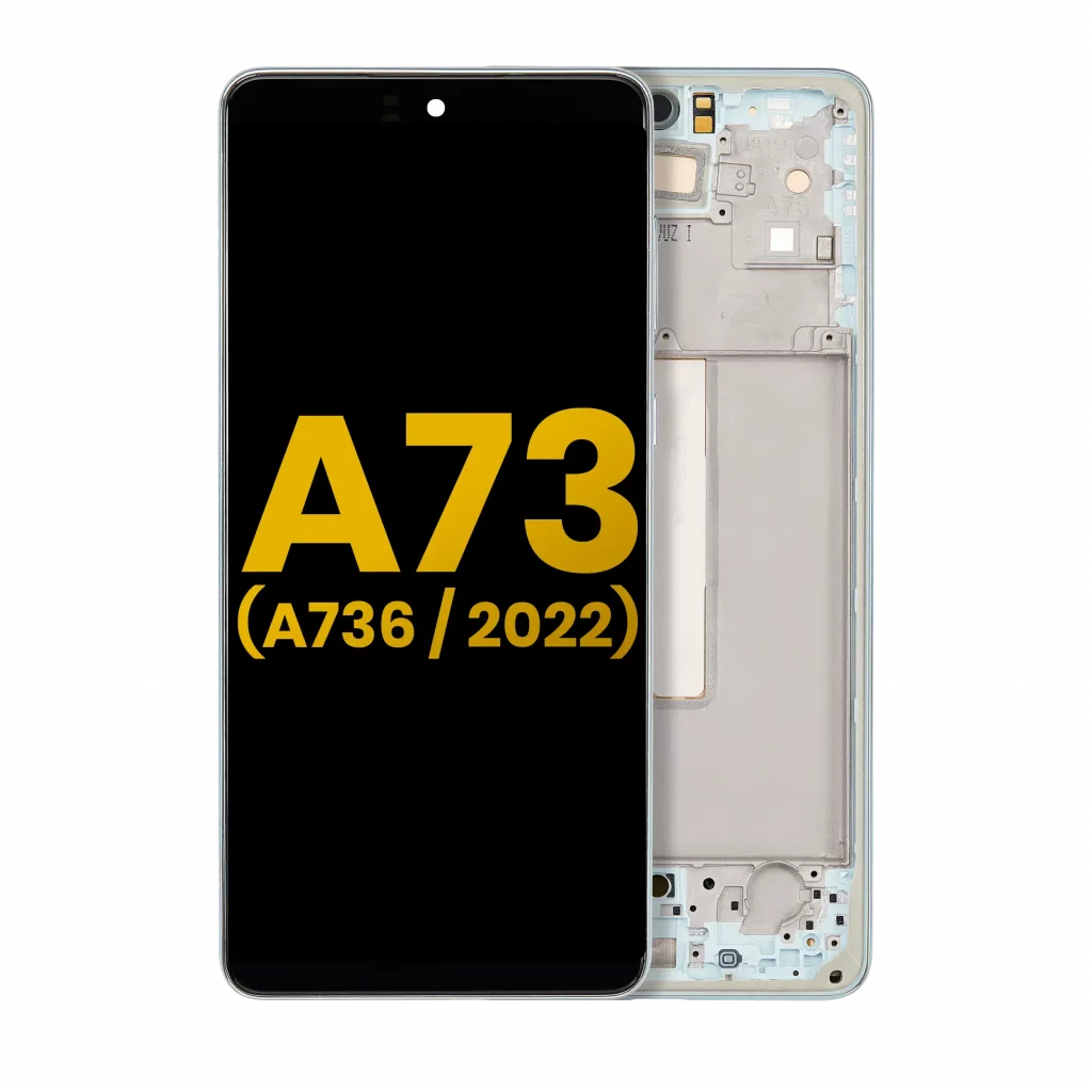OLED Assembly With Frame For Samsung Galaxy A73 5G (A736 / 2022) (Refurbished) (Mint)