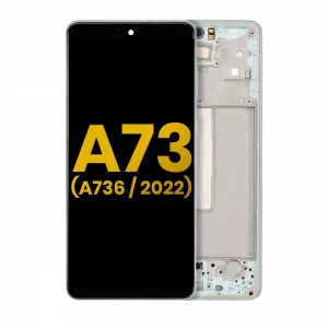 OLED Assembly With Frame For Samsung Galaxy A73 5G (A736 / 2022) (Refurbished) (Mint)