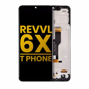 LCD Assembly With Frame For T-Mobile Revvl 6X 5G / T Phone (Refurbished) (All Colors)