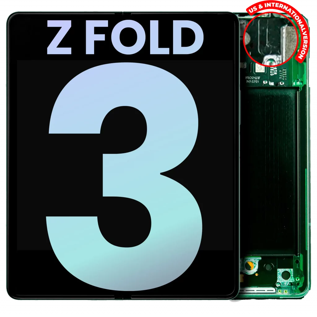 Inner OLED Assembly With Frame For Samsung Galaxy Z Fold 3 5G (US & International) (Service Pack) (Phantom Green)