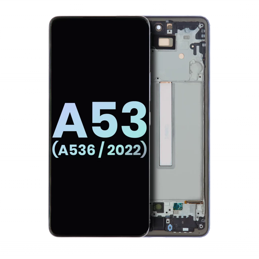 OLED Assembly With Frame For Samsung Galaxy A53 5G (A536 / 2022) (Service Pack) (Black)