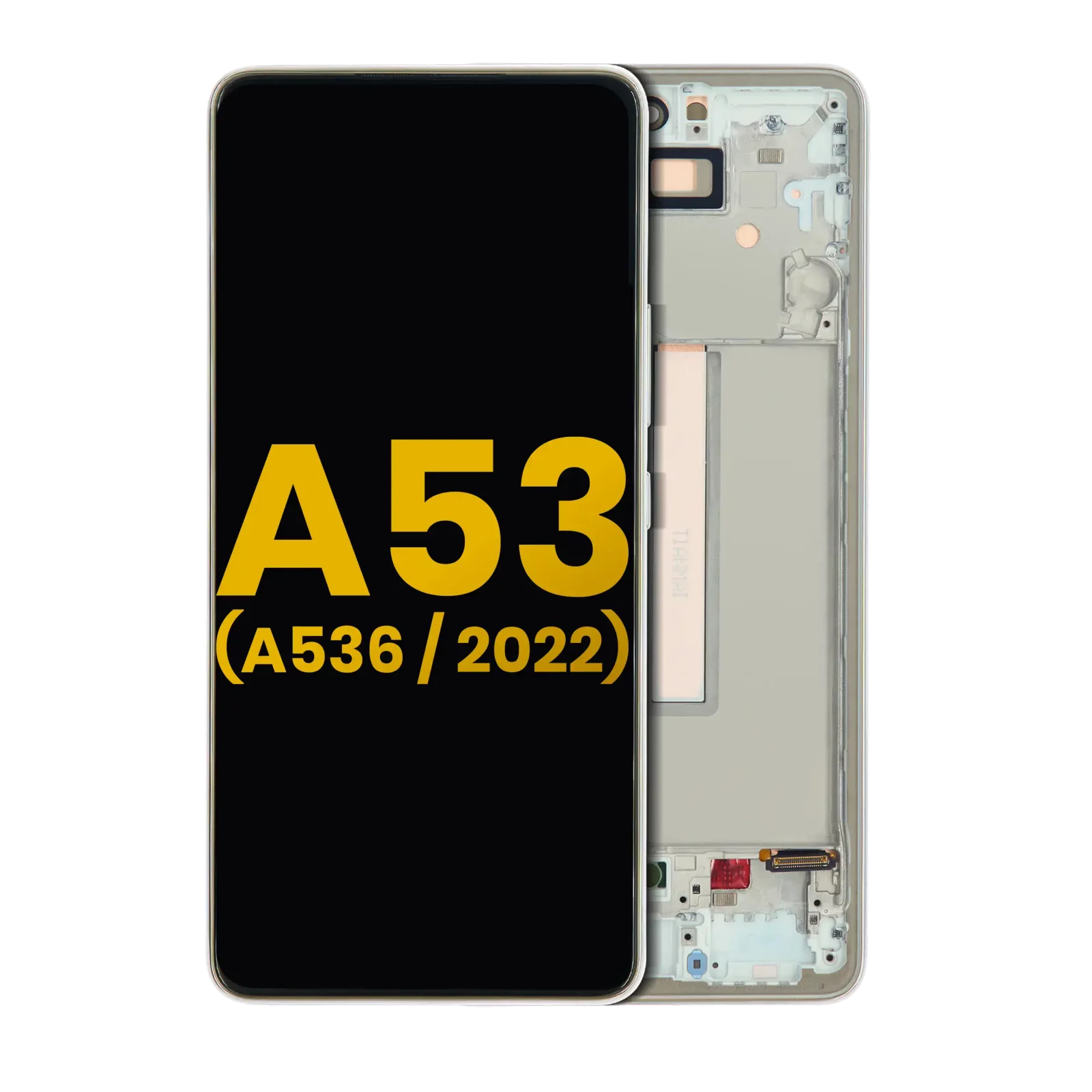 OLED Assembly With Frame For Samsung Galaxy A53 5G ( A536 / 2022) (Refurbished) (White)