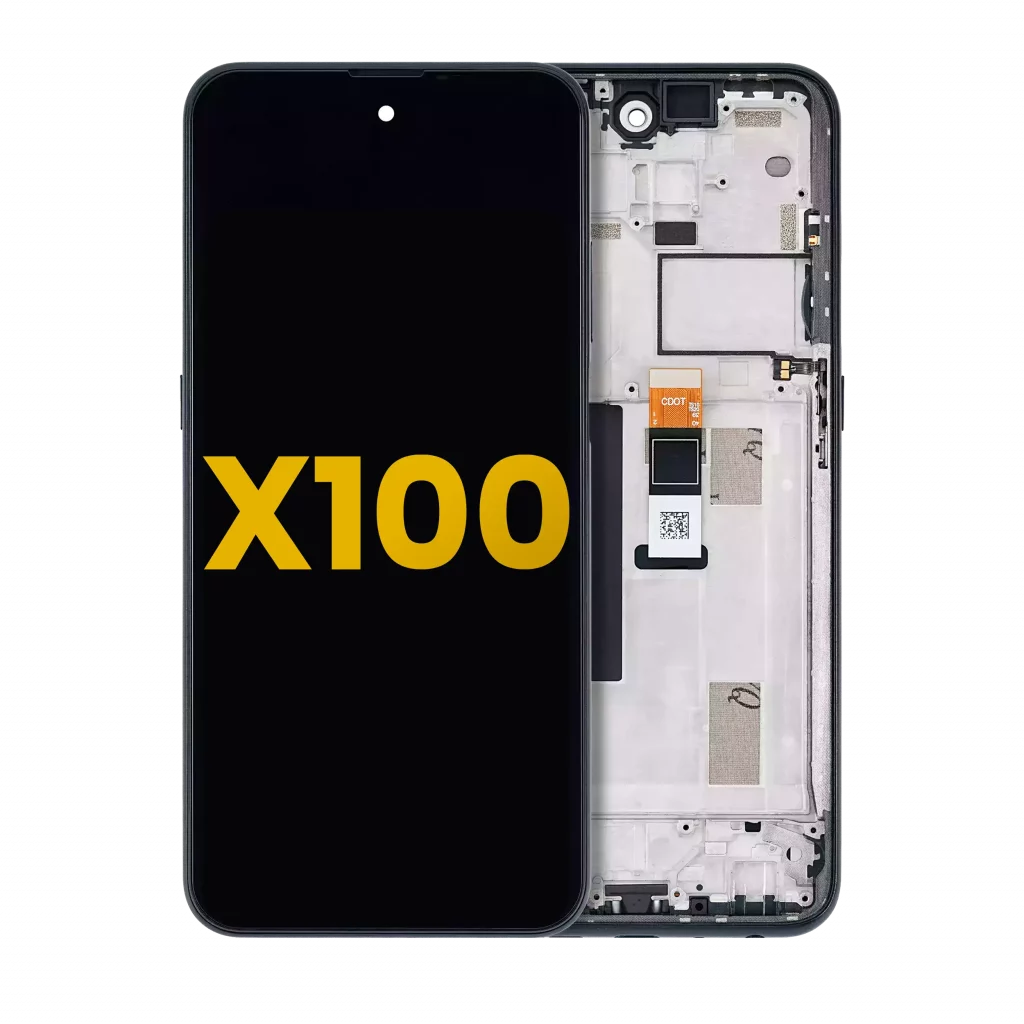 LCD Assembly With Frame For Nokia X100 5G (Refurbished) (Blue)