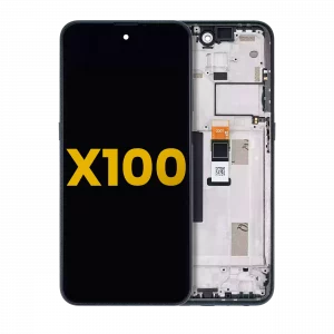 LCD Assembly With Frame For Nokia X100 5G (Refurbished) (Blue)