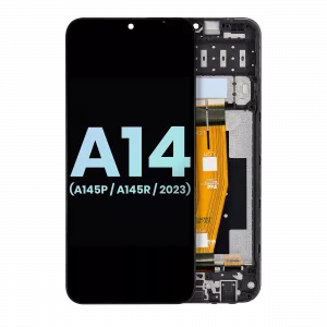 LCD Assembly With Frame For Samsung Galaxy A14 4G (A145P / A145R / 2023) (Service Pack) (All Colors)