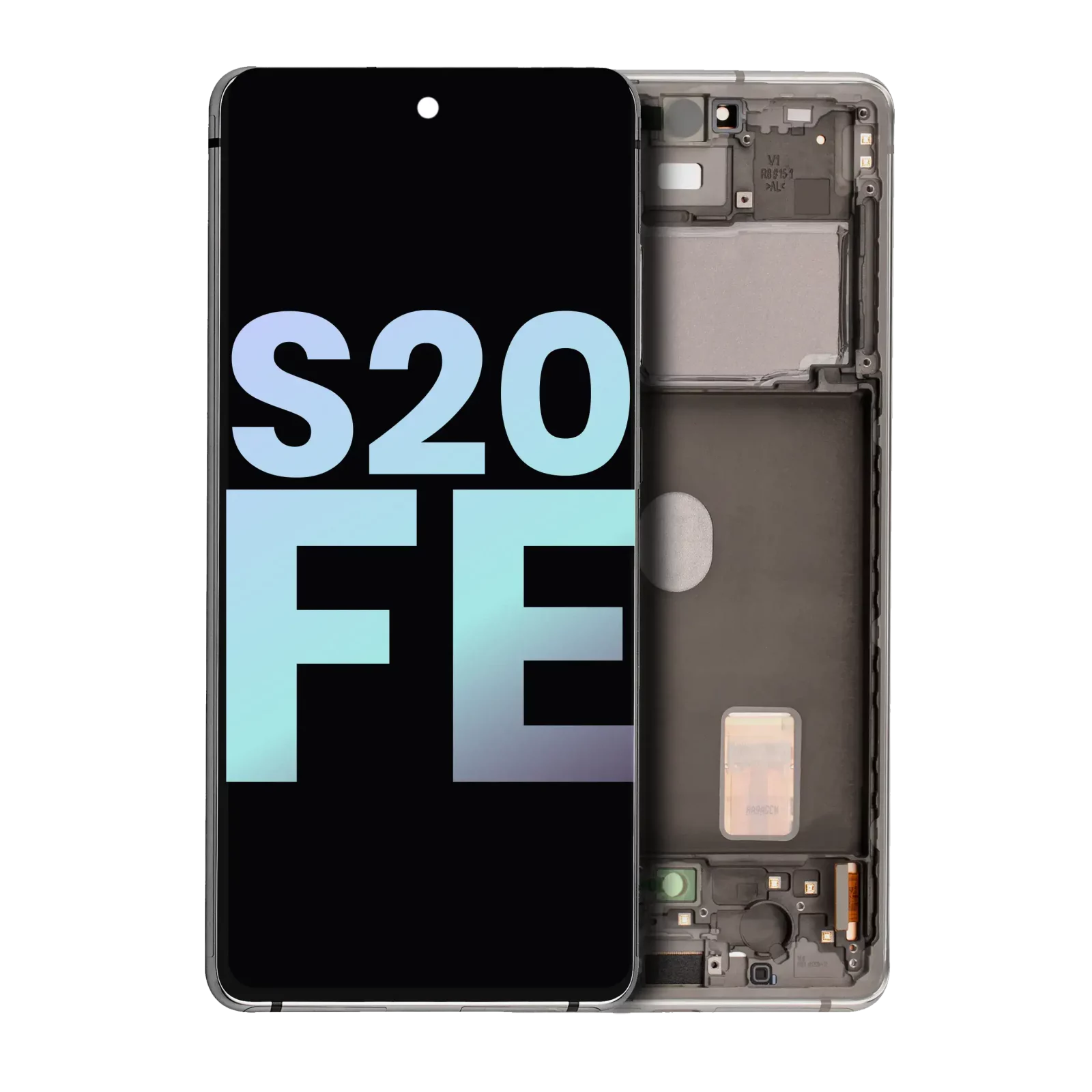 OLED Assembly With Frame For Samsung Galaxy S20 FE 4G / 5G (Service Pack) (Cloud White)