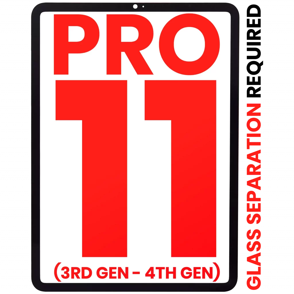 Front Glass For iPad Pro 11" 3rd Gen (2021) / iPad Pro 11" 4th Gen (2022) (Glass Separation Required)