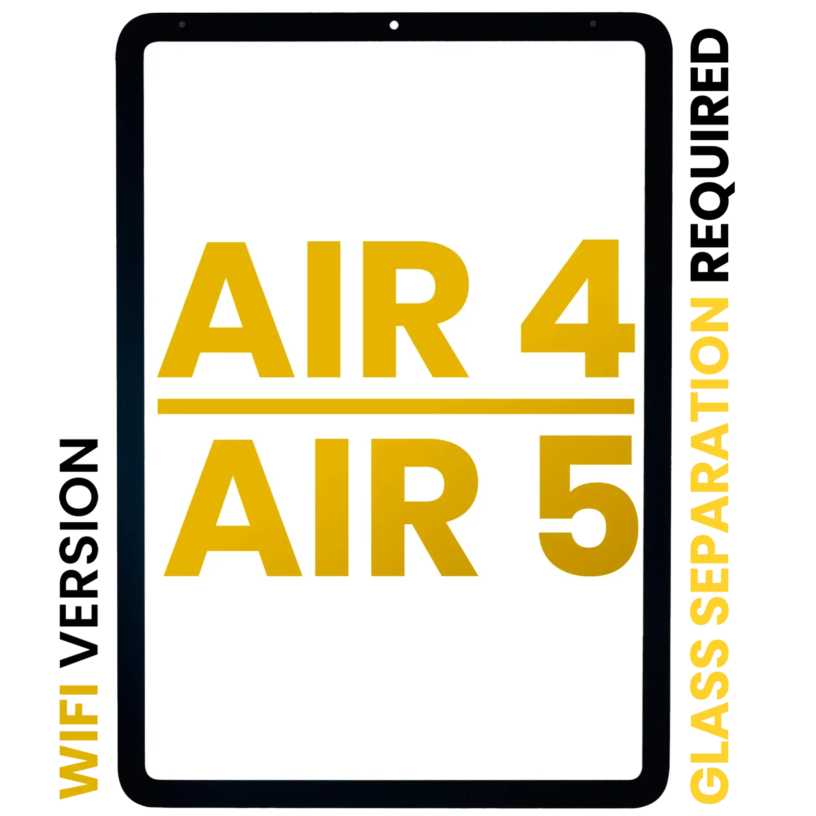 Front Glass For iPad Air 4 / iPad Air 5 (Glass Separation Required) (Premium) (WiFi Only) (All Colors)