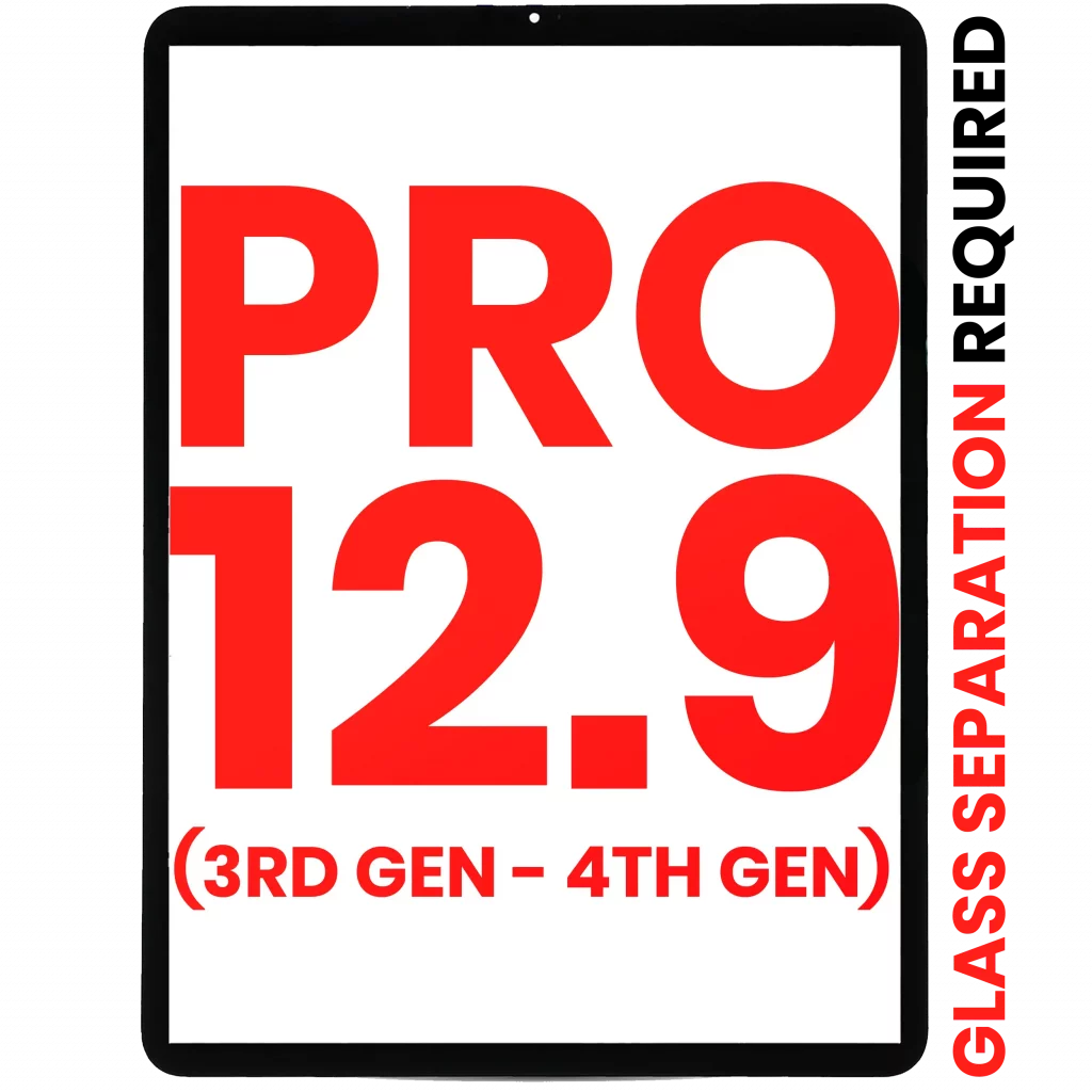 Digitizer For iPad Pro 12.9" 3rd Gen (2018) / 12.9" 4th Gen (2020) (OCA Pre-Installed & Glass Separation Required) (Aftermarket Plus) (All Colors)