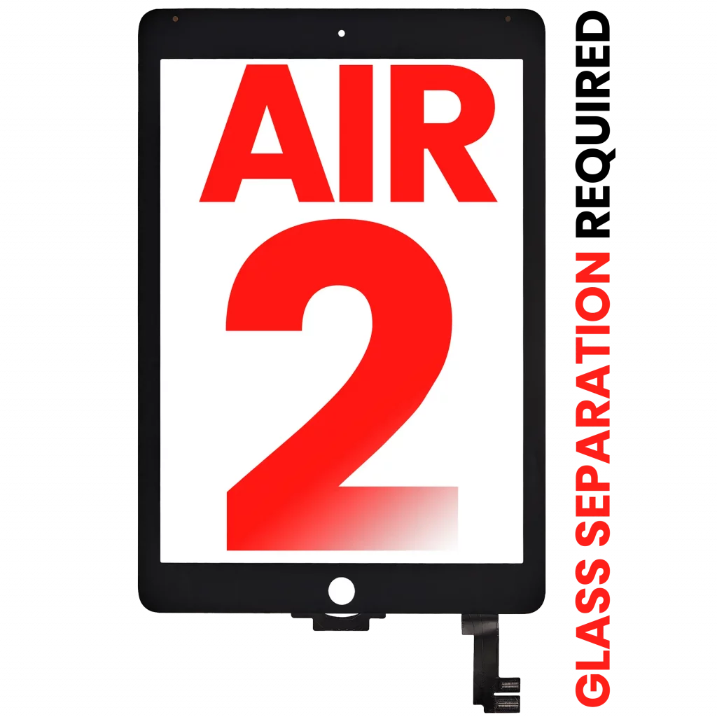 Digitizer For iPad Air 2 (OCA Pre-Installed & Glass Separation Required) (Aftermarket Plus) (Black)