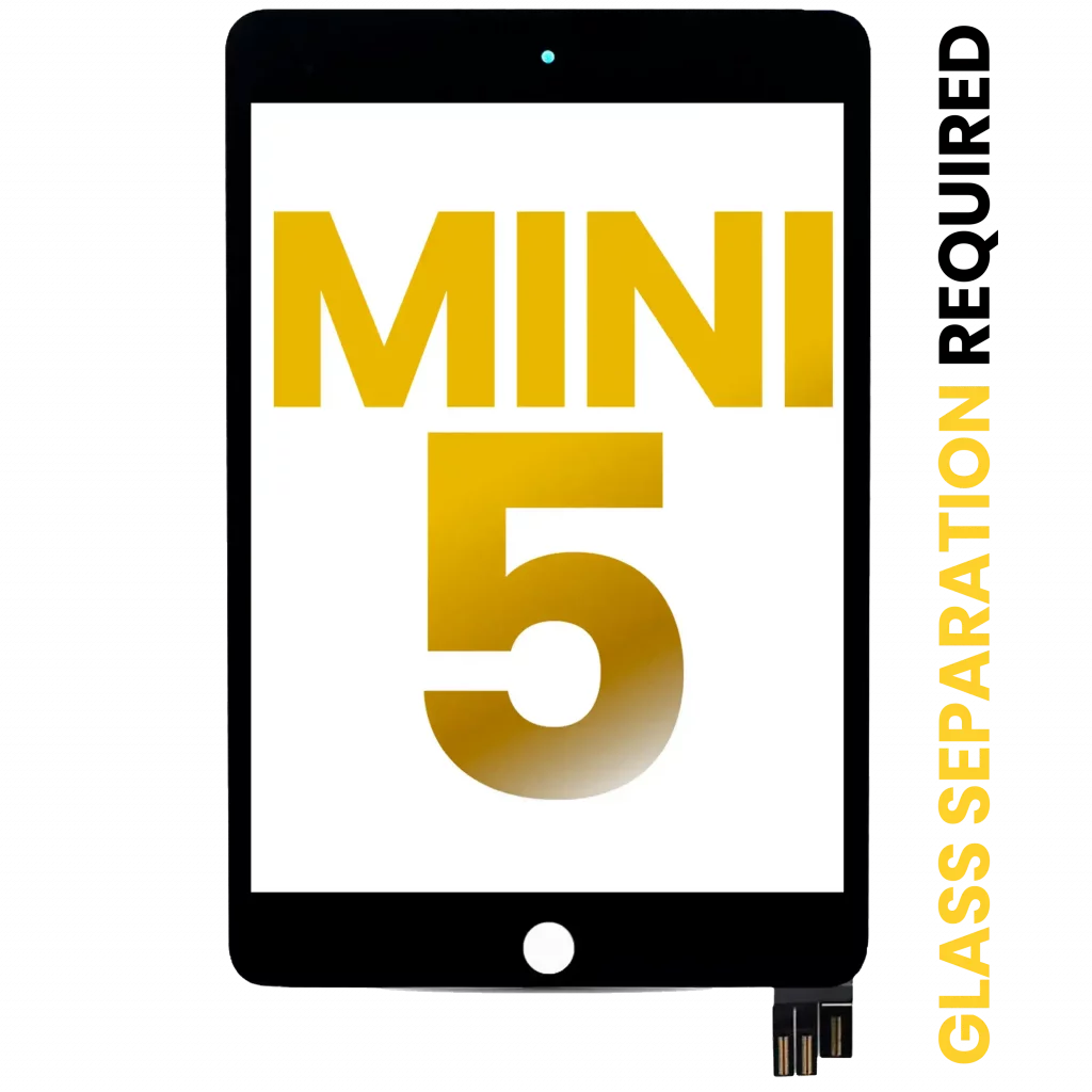 Digitizer For iPad Mini 5 (OCA Pre-Installed & Glass Separation Required) (Premium) (Black)