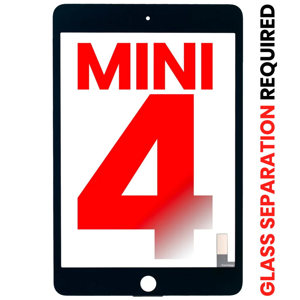 Digitizer For iPad Mini 4 (OCA Pre-Installed & Glass Separation Required) (Aftermarket Plus) (Black)