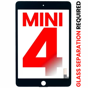 Digitizer For iPad Mini 4 (Glass Separation Required) (Aftermarket Plus) (Black)