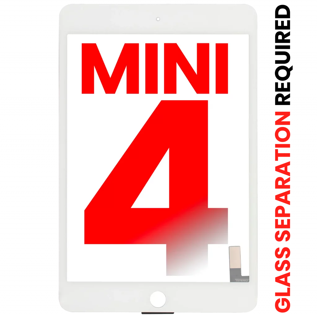 Digitizer For iPad Mini 4 (OCA Pre-Installed & Glass Separation Required) (Aftermarket Plus) (White)