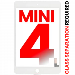 Digitizer For iPad Mini 4 (Glass Separation Required) (Aftermarket Plus) (White)