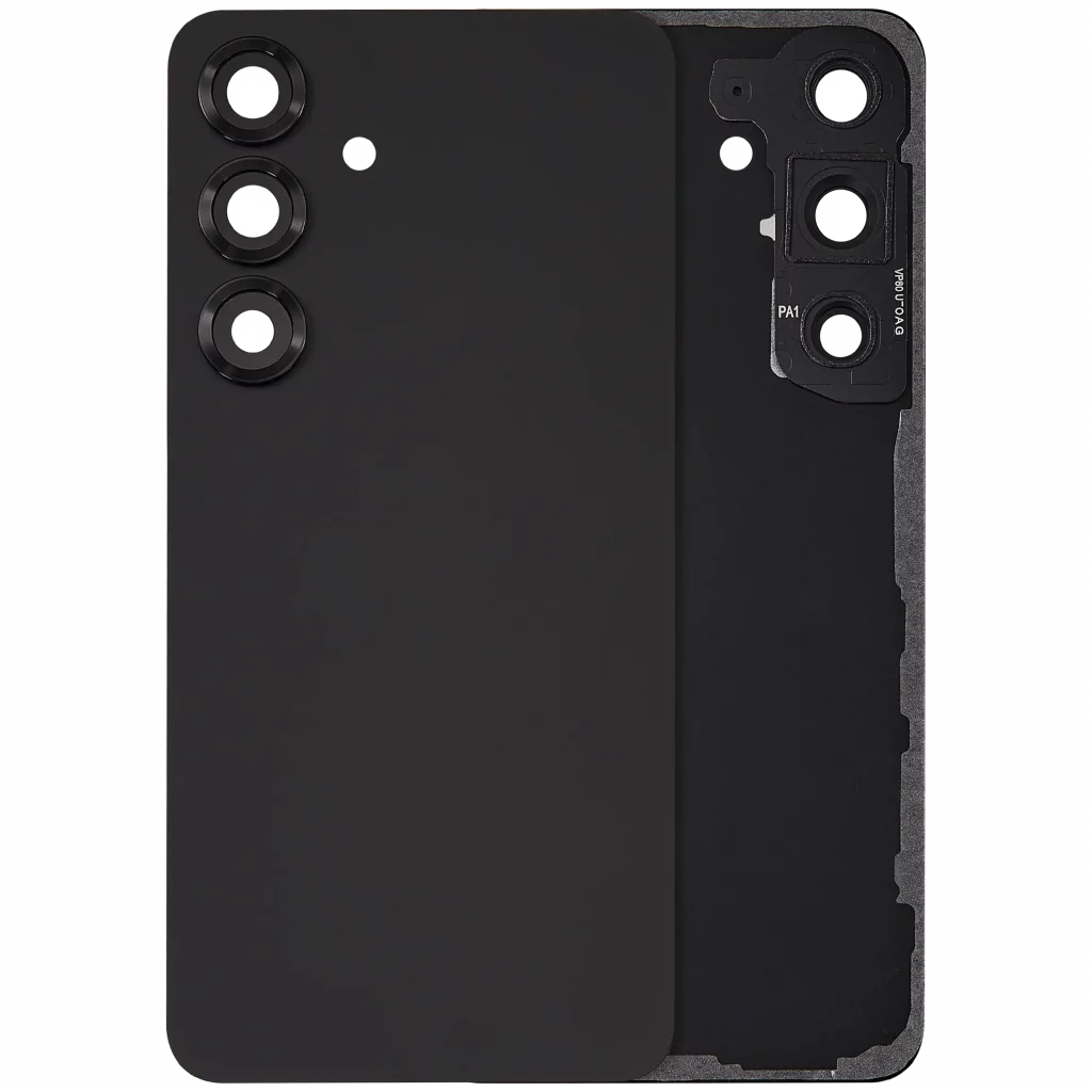 Back Cover Glass With Camera Lens For Samsung Galaxy S25 5G (No Logo) (Aftermarket Plus) (Blue Black)