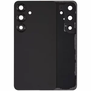 Back Cover Glass With Camera Lens For Samsung Galaxy S25 5G (No Logo) (Aftermarket Plus) (Blue Black)
