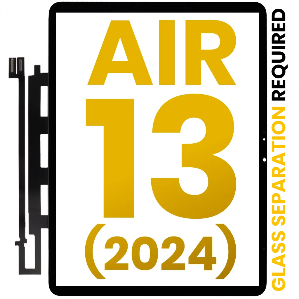 Digitizer For iPad Air 13" (2024 / 2025 / 2026) (OCA Pre-Installed & Glass Separation Required) (Premium)